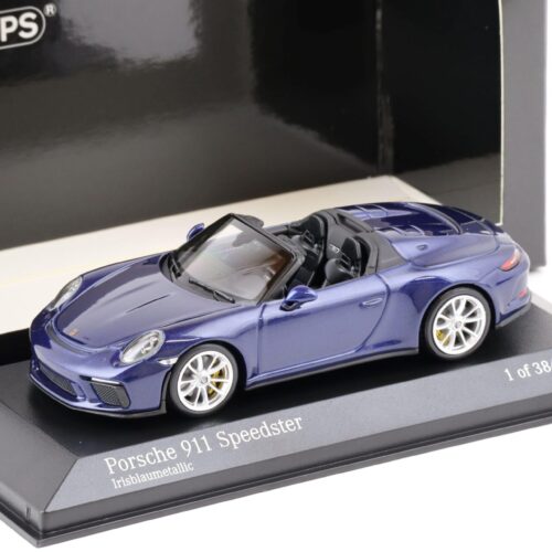 1:43 Minichamps Porsche 911 (991) Speedster 2019 Iris blue metallic