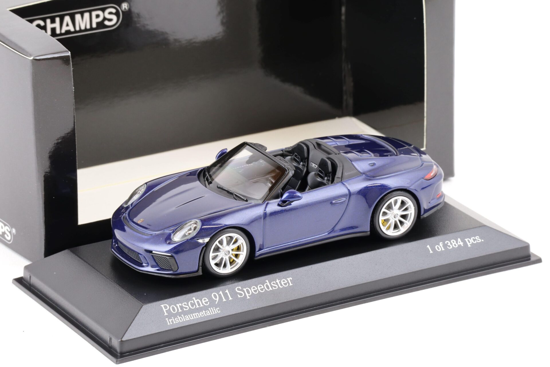 1:43 Minichamps Porsche 911 (991) Speedster 2019 Iris blue metallic