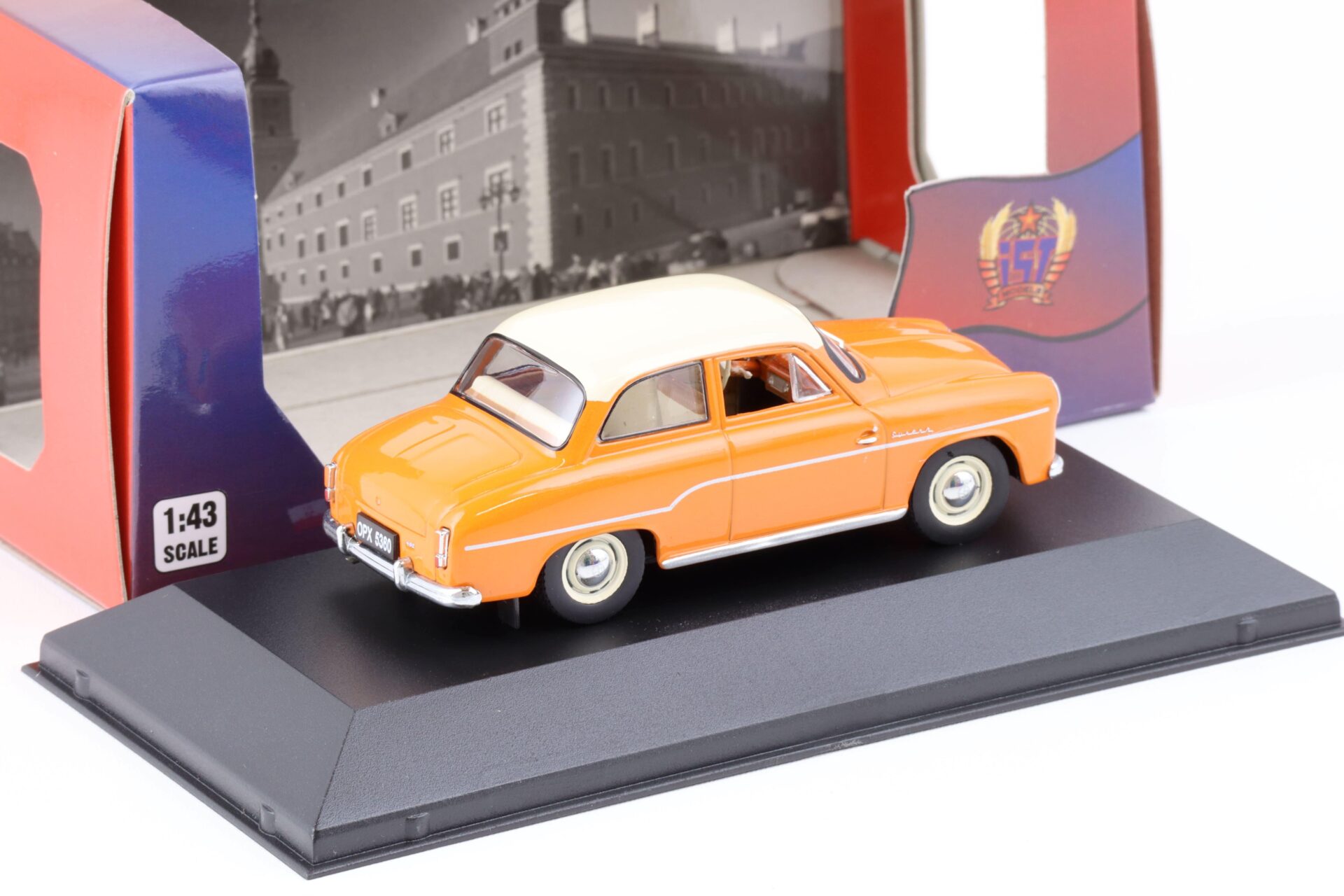 1:43 IST Models 1962 Syrena 102 orange