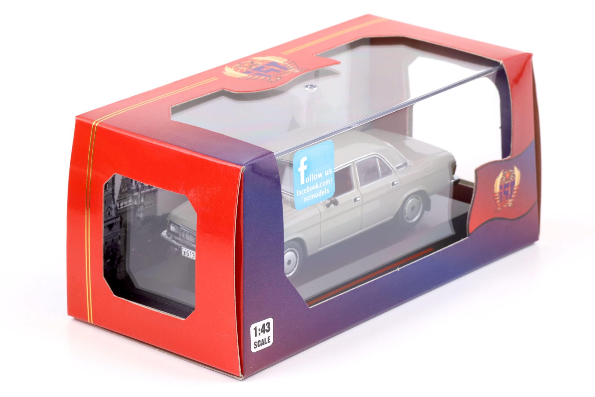 1:43 IST Models 1983 GAZ 3102 Volga grey