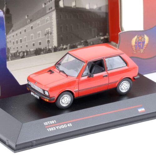 1:43 IST Models 1980 YUGO 45 red