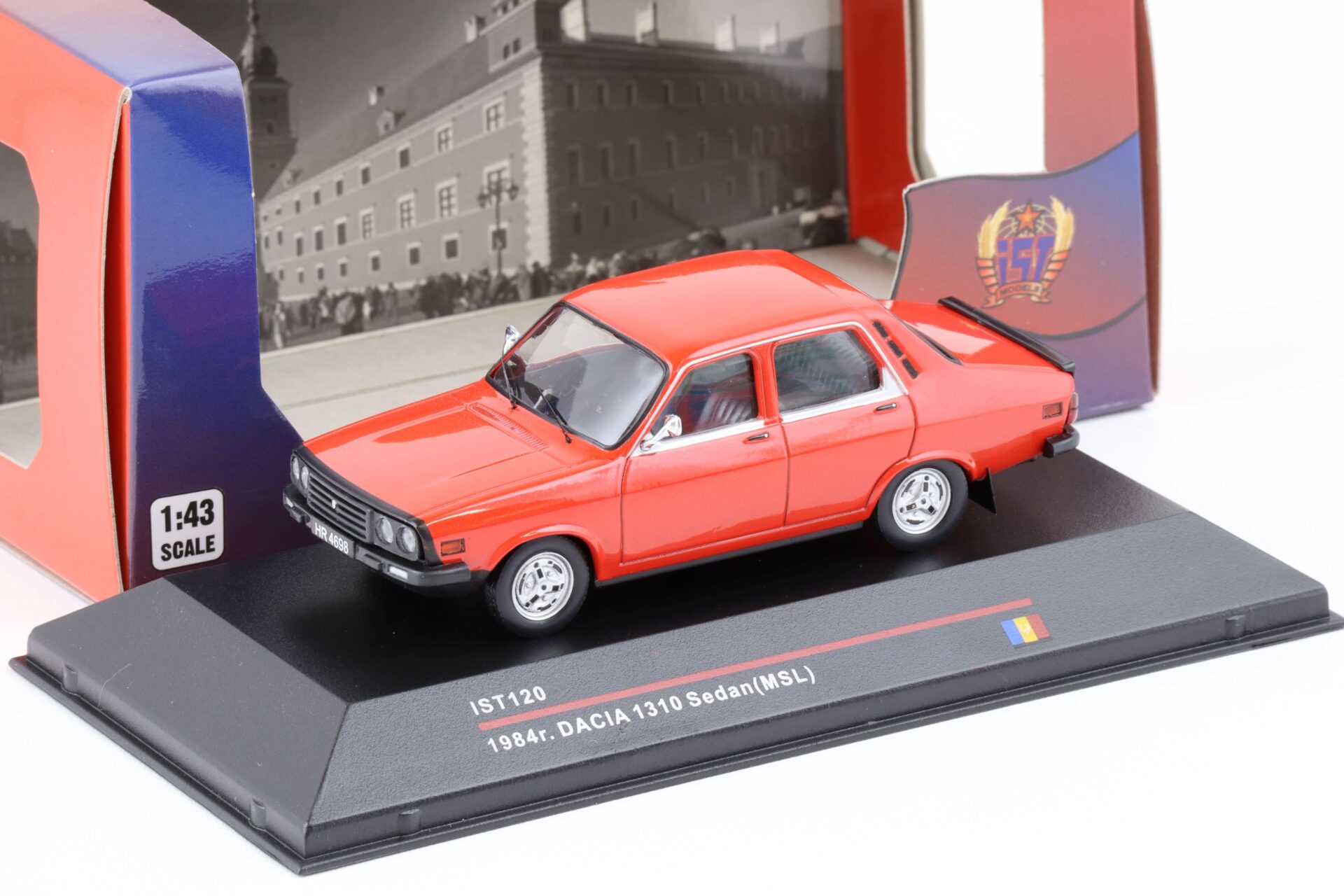 1:43 IST Models 1984 Dacia 1310 Sedan (MSL) red