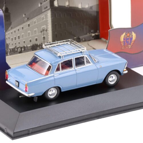 1:43 IST Models 1966 Moskwitch 408E Sedan blue