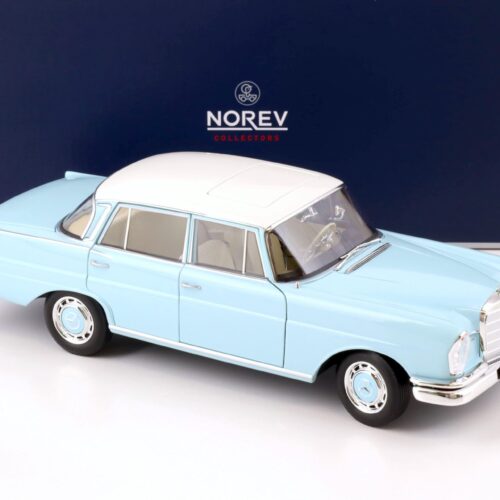 1:18 Norev Mercedes-Benz 220S Heckflosse W111 light blue 1965