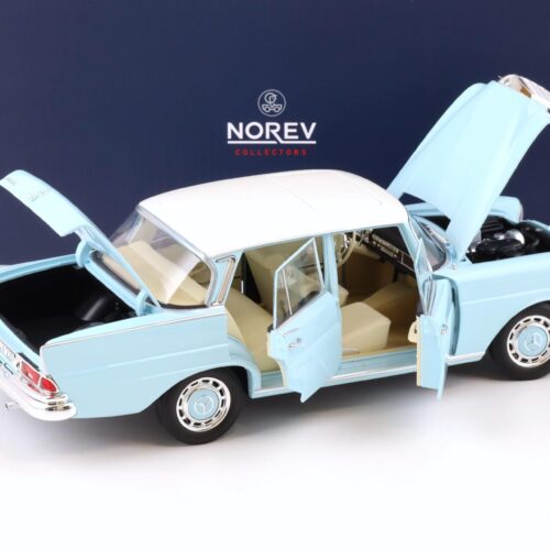 1:18 Norev Mercedes-Benz 220S Heckflosse W111 light blue 1965