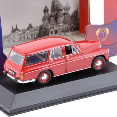 1:43 IST Models 1960 Warszawa 203 Kombi dark red