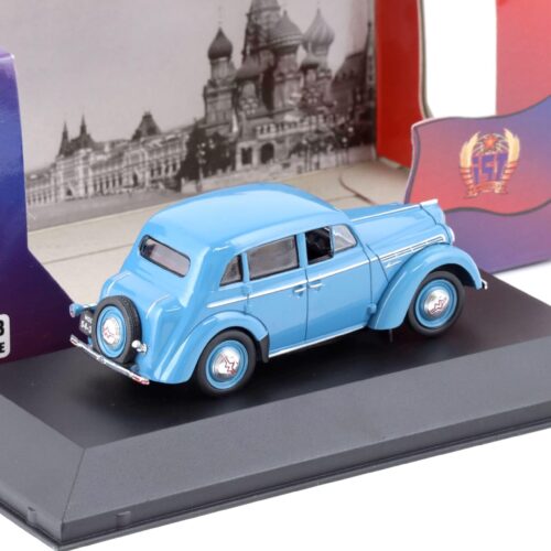 1:43 IST Models 1954 Moskwitch 400 light blue