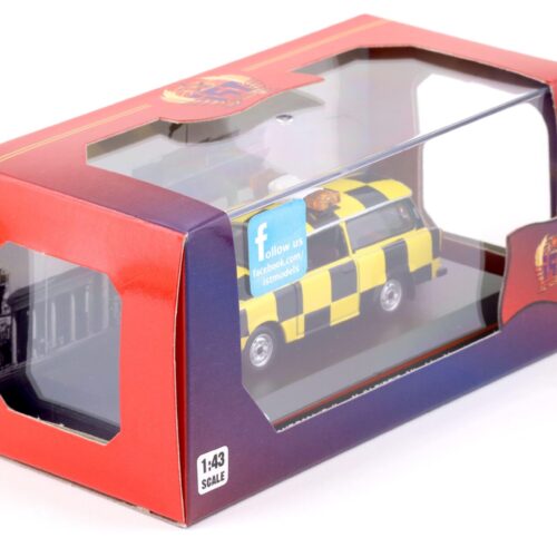 1:43 IST Models Trabant P601 Follow-Me Leipzig-Altenburg Airport yellow / black