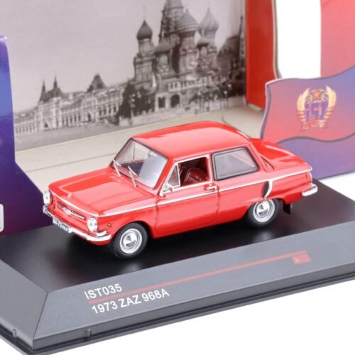 1:43 IST Models 1973 ZAZ 968A red