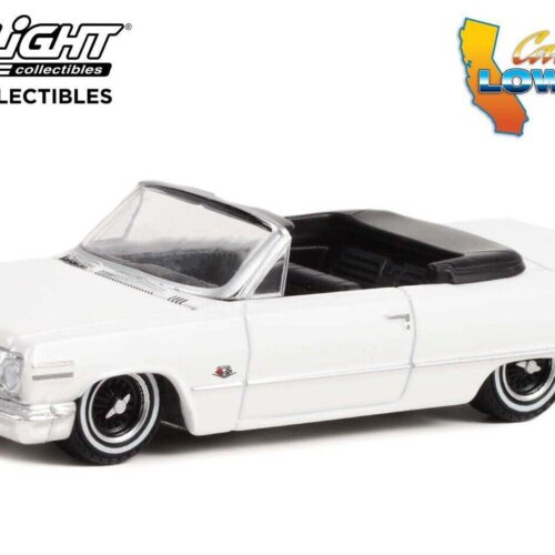 1:64 Greenlight California Lowriders Series 2 Chevrolet Impala SS Convertible 1963 white