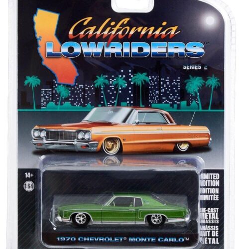 1:64 Greenlight California Lowriders Series 2 Chevrolet Monte Carlo 1970 green
