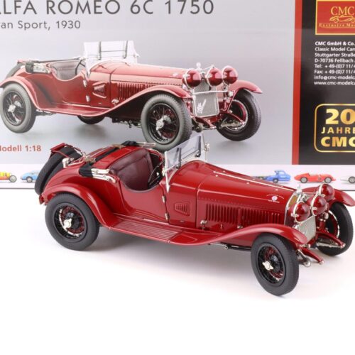 1:18 CMC Alfa Romeo 6C 1750 GS Gran Sport 1930 dark red M-138 - Image 2