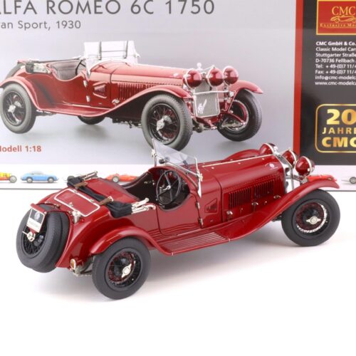 1:18 CMC Alfa Romeo 6C 1750 GS Gran Sport 1930 dark red M-138 - Image 3