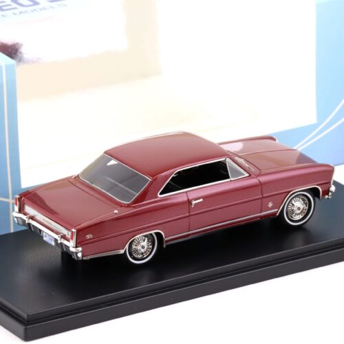 1:43 NEO 1966 Chevrolet Nova SS Hardtop metallic dark red
