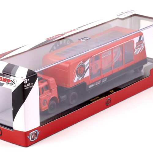 1:64 M2 Machines 1970 Ford C-950 car hauler & 1965 Ford Ecoline Van EDELBROCK