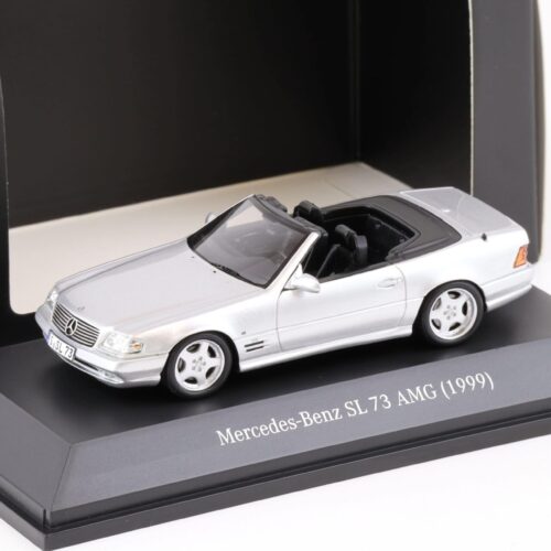 1:43 Spark Mercedes SL73 AMG R129 Convertible 1999 silver DEALER VERSION