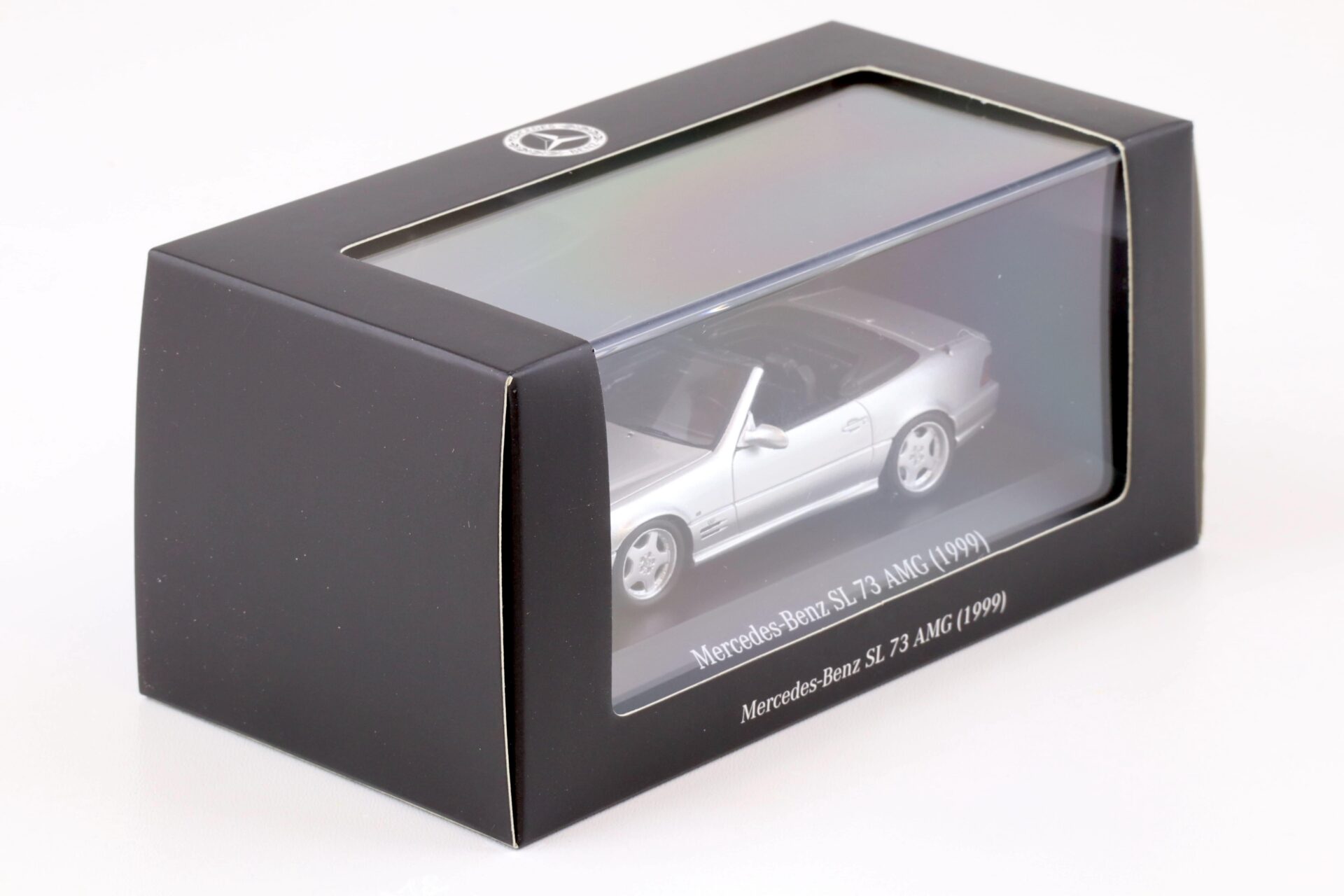 1:43 Spark Mercedes SL73 AMG R129 Convertible 1999 silver DEALER VERSION