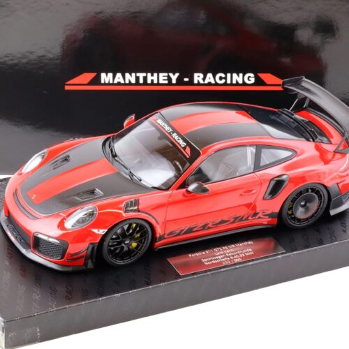 1:18 Minichamps Porsche 911 (991.2) GT2 RS MR 2018 red Manthey-Racing Special Box