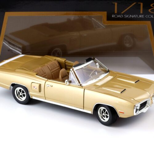 1:18 Road Signature 1970 Dodge Coronet R/T Convertible golden brown