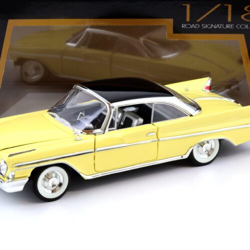 1:18 Road Signature 1961 Desoto Adventurer yellow with black roof