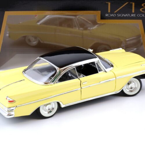 1:18 Road Signature 1961 Desoto Adventurer yellow with black roof