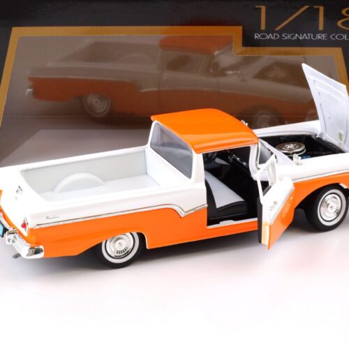 1:18 Road Signature 1957 Ford Ranchero Pick-Up orange white