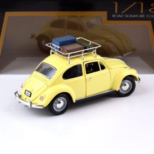 1:18 Road Signature 1967 Volkswagen VW Beetle Käfer Camping Version yellow
