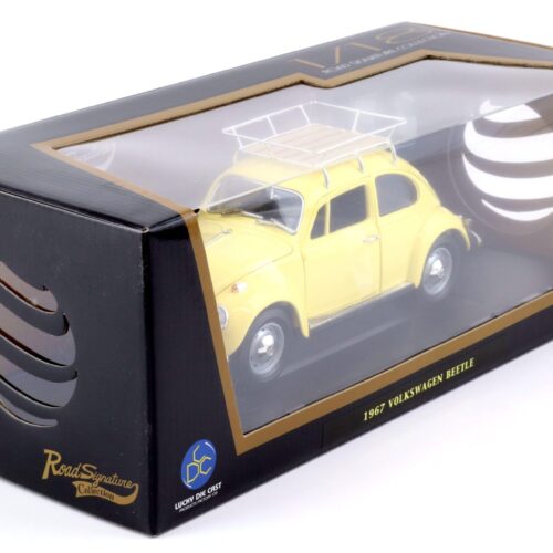 1:18 Road Signature 1967 Volkswagen VW Beetle Käfer Camping Version yellow