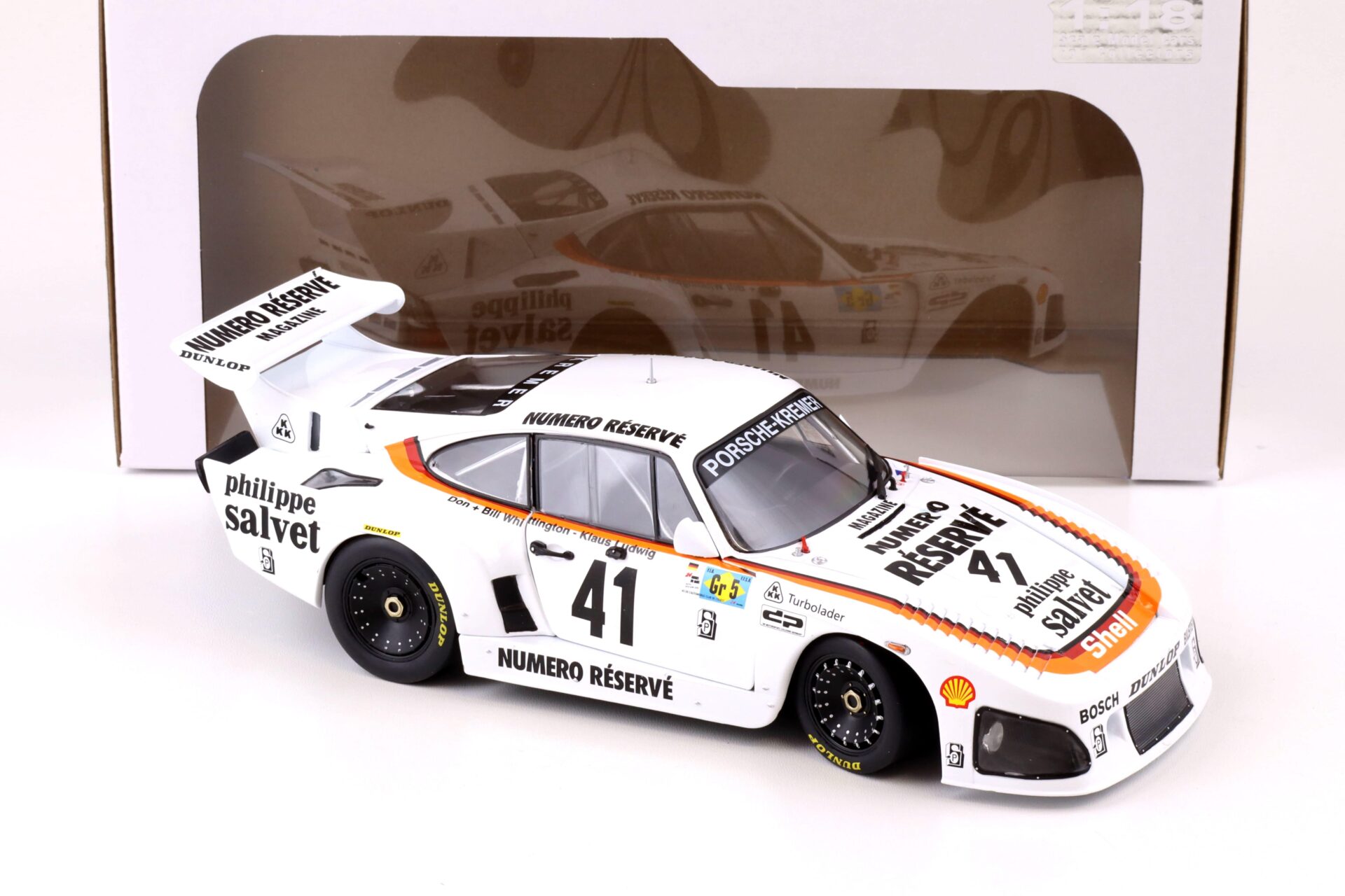 1:18 Solido Porsche 935 K3 Winner Le Mans 1979 #41 white