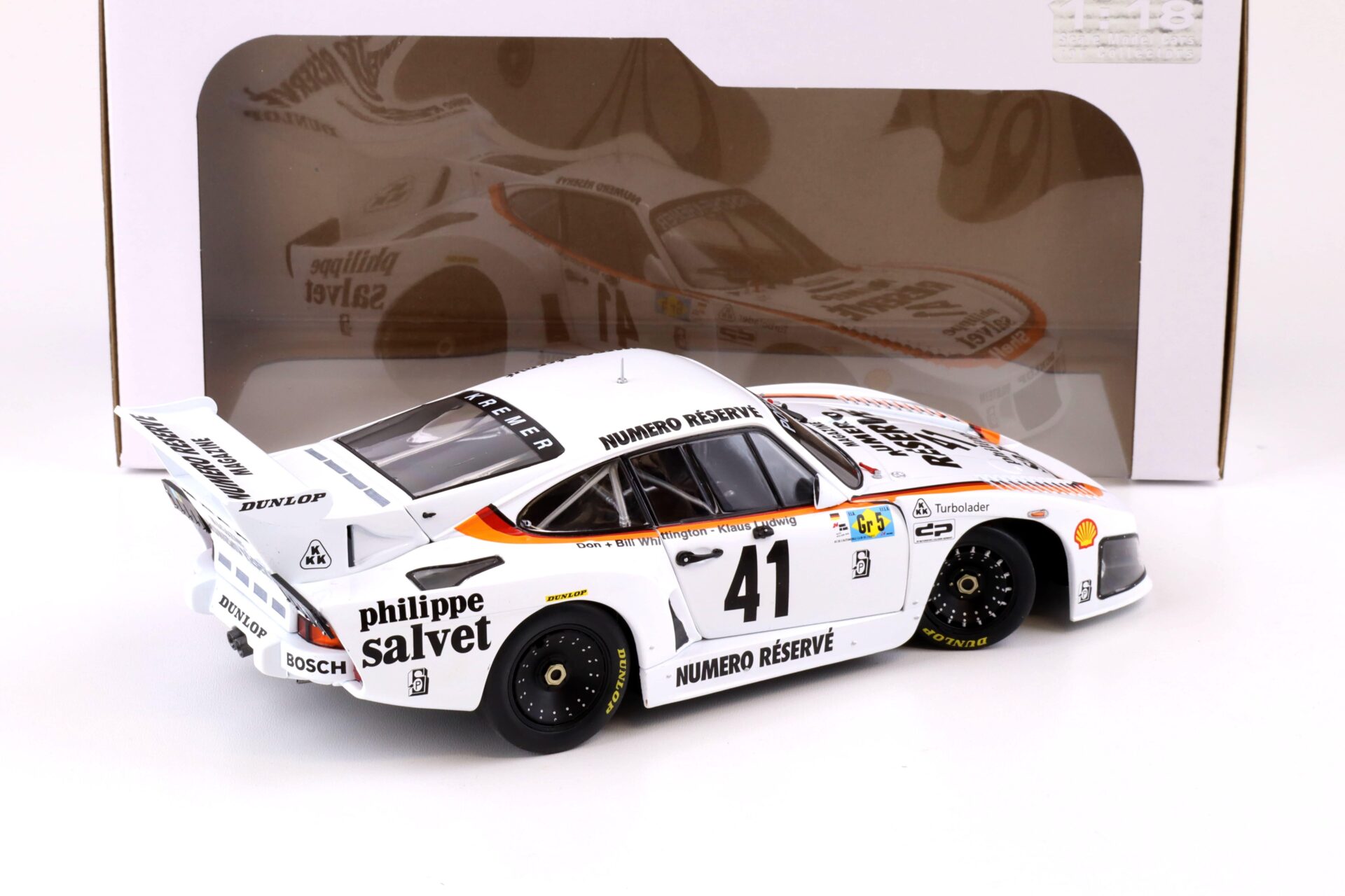 1:18 Solido Porsche 935 K3 Winner Le Mans 1979 #41 white