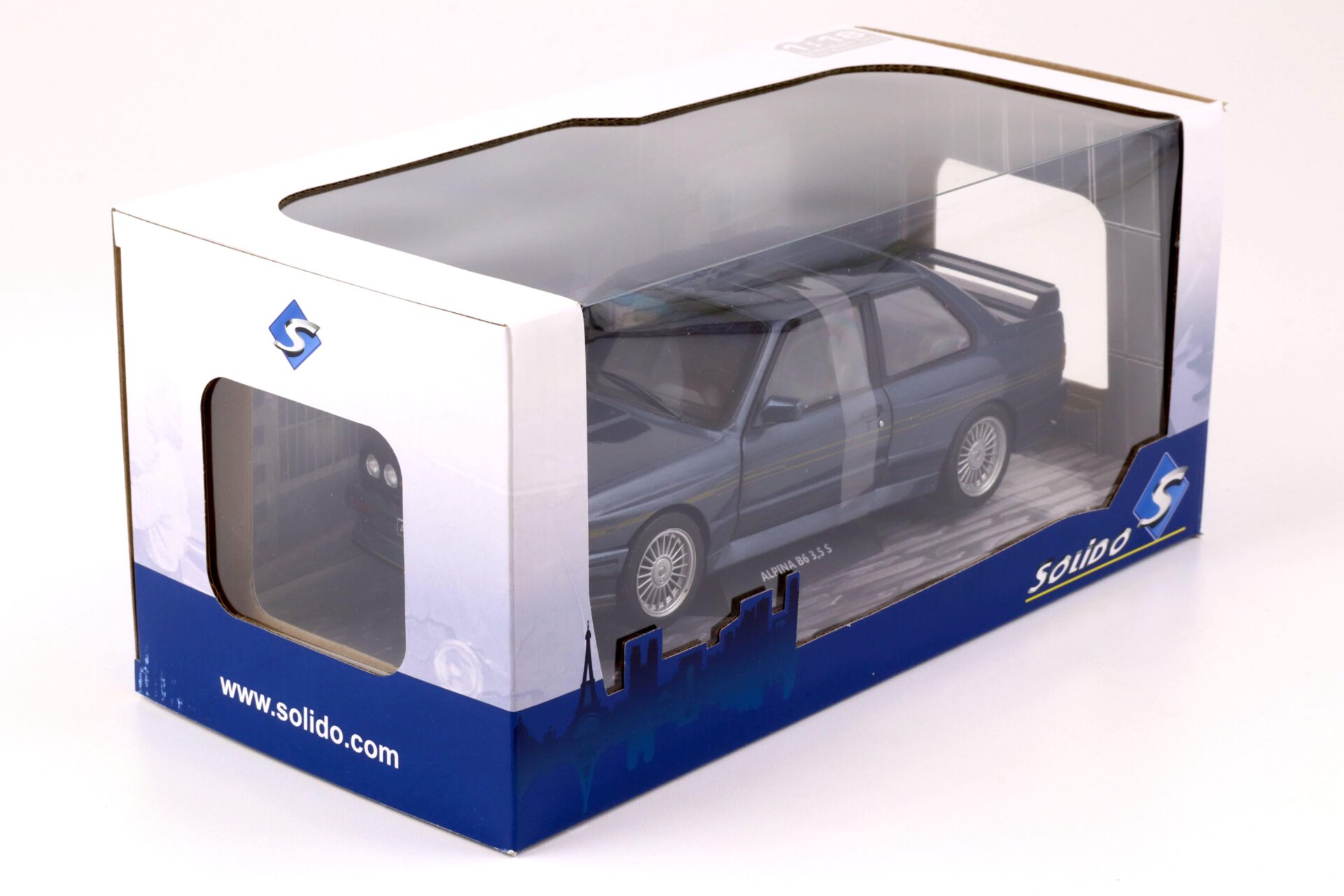 1:18 Solido BMW M3 E30 Alpina B6 3,5 S blue
