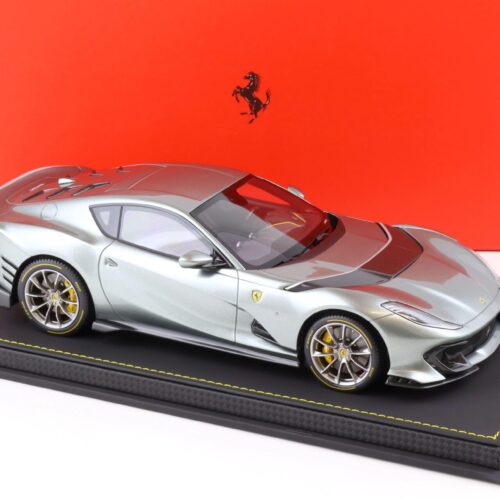1:18 BBR Ferrari 812 Competizione 2021 Grigio Coburn Arg. Nurburgring horiz.stripe - Limited 110 pcs.