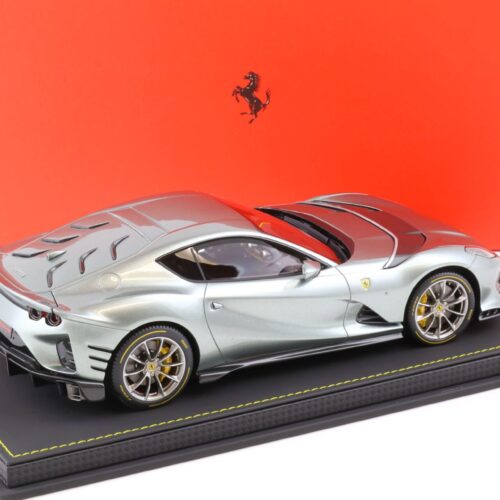 1:18 BBR Ferrari 812 Competizione 2021 Grigio Coburn Arg. Nurburgring horiz.stripe - Limited 110 pcs.
