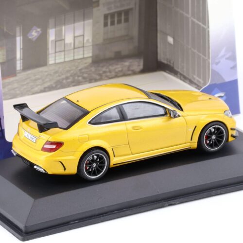 1:43 Solido Mercedes C63 AMG Black Series Coupe solarbeam yellow