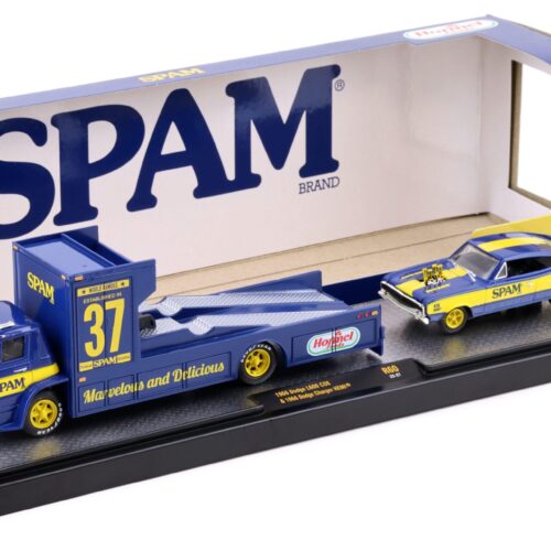 1:64 M2 Machines 1966 Dodge L600 COE & 1966 Dodge Charger HEMI SPAM