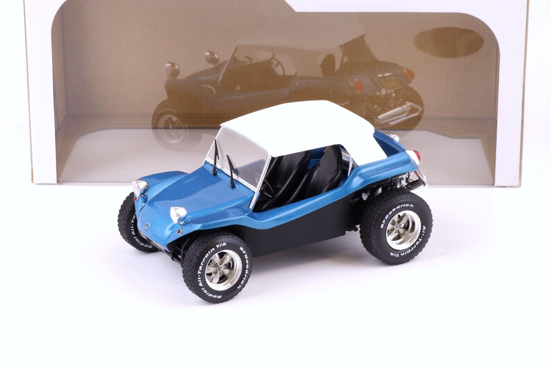 1:18 Solido VW Buggy Meyers Manx soft roof blue metallic 1984
