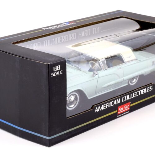 1:18 Sun Star 1960 Ford Thunderbird Hard Top white / skymist blue