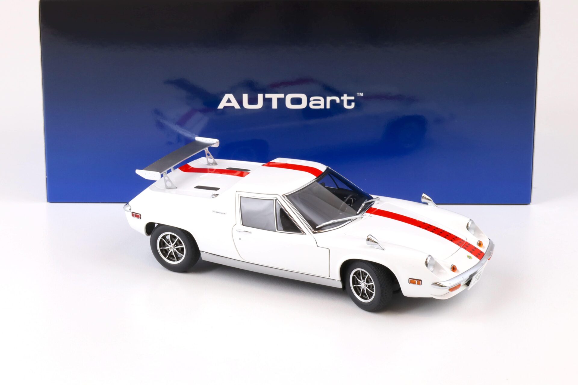 1:18 AUTOart Lotus Europa Special THE CIRCUIT WOLF white/ red 75396
