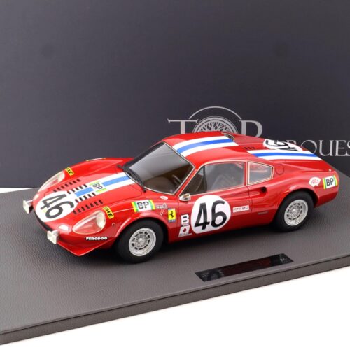 1:12 TOP Marques Ferrari 246 Dino GT 1972 Le Mans #46 Race Car red / white TM12-02K