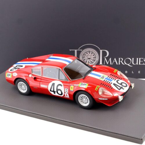 1:12 TOP Marques Ferrari 246 Dino GT 1972 Le Mans #46 Race Car red / white TM12-02K