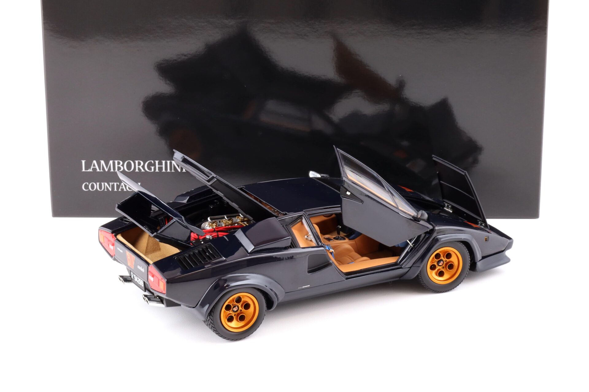 1:18 Kyosho Lamborghini Countach Walter Wolf 3 dark blue