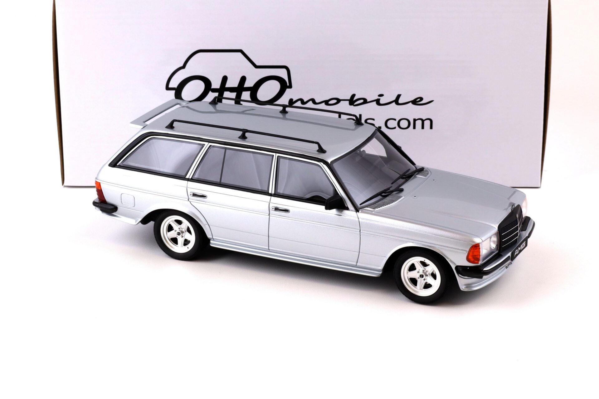1:18 OTTO mobile OT246 Mercedes 280TE S123 AMG 1982 silver