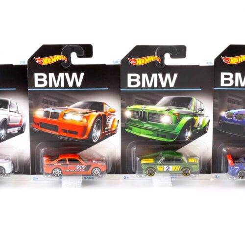 1:64 Hot Wheels BMW 100th Anniversary 100 Jahre SET 4 pcs. No. 2-5 BMW M3, 2002