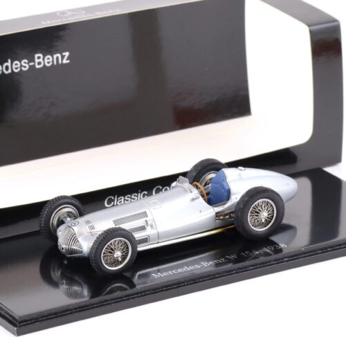1:43 Spark Mercedes W154 Silberpfeil silver 1938 DEALER VERSION