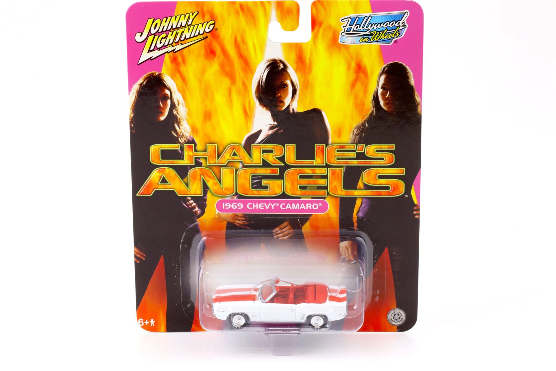 1:64 Johnny Lightning 1969 Chevrolet Camaro Cabrio white CHARLIEÂ´S ANGELS
