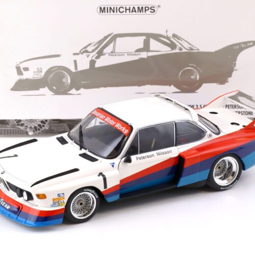1:18 Minichamps BMW 3.5 CSL Gr.5 Peterson/ Nilsson 6H Silverstone 1976 #1