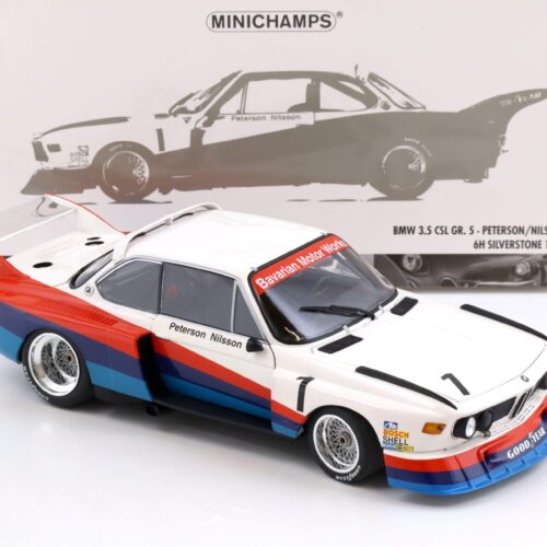 1:18 Minichamps BMW 3.5 CSL Gr.5 Peterson/ Nilsson 6H Silverstone 1976 #1