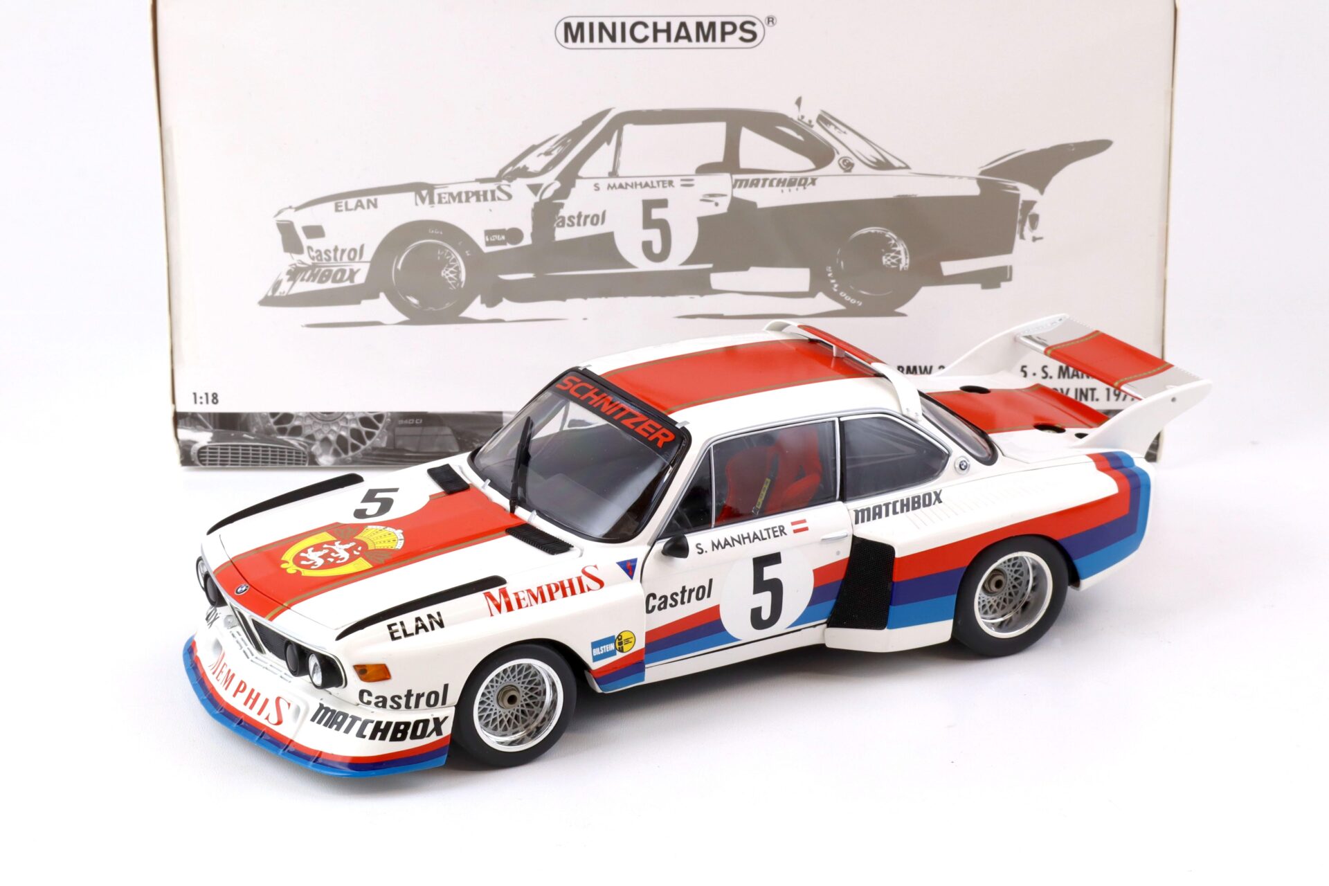 ID 74475 orig.jpg 1:18 Minichamps BMW 3.5 CSL Gr.5 S.Manhalter #5 Winner Havirov Int. 1977