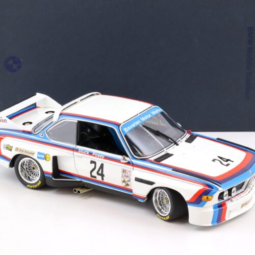1:18 Minichamps BMW 3.5 CSL 24h Sebring 1975 Stuck/ Posey #24 DEALER VERSION