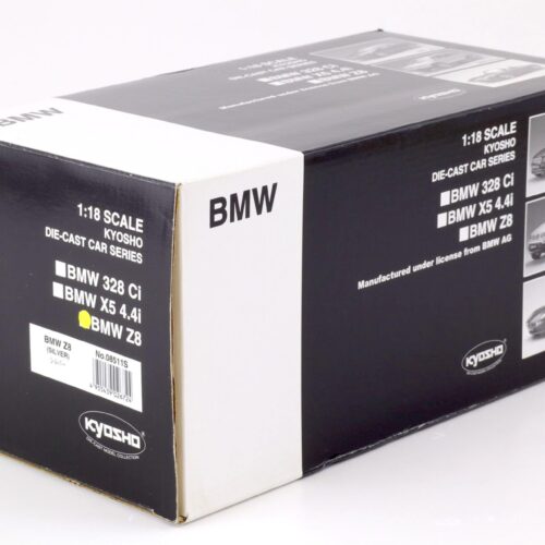 1:18 Kyosho BMW Z8 Roadster silver/ red with Top 08511S